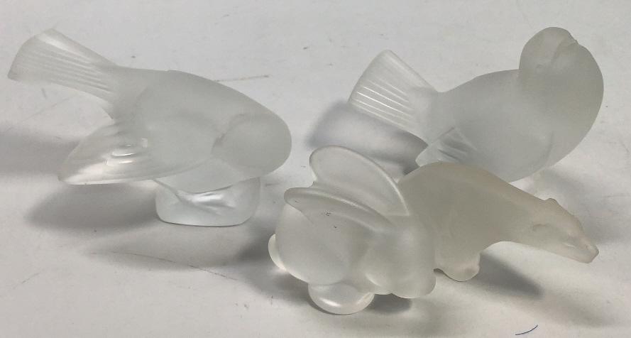4 Art Glass Animals (1 of 4)