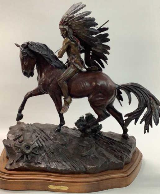 Impressive Bronze Sculpture Ken Payne (1 of 8)