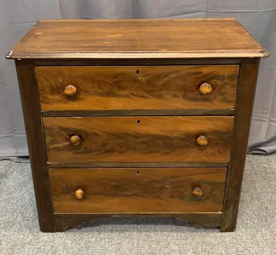 3 Drawer Cottage Chest (1 of 4)