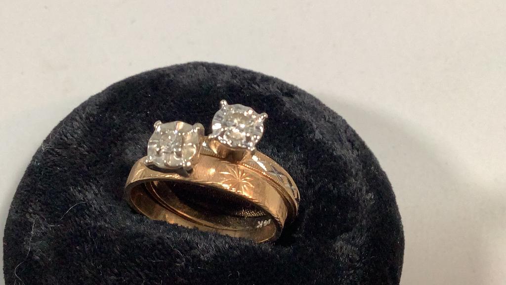2 14 K Diamond Solitaire Rings (1 of 4)