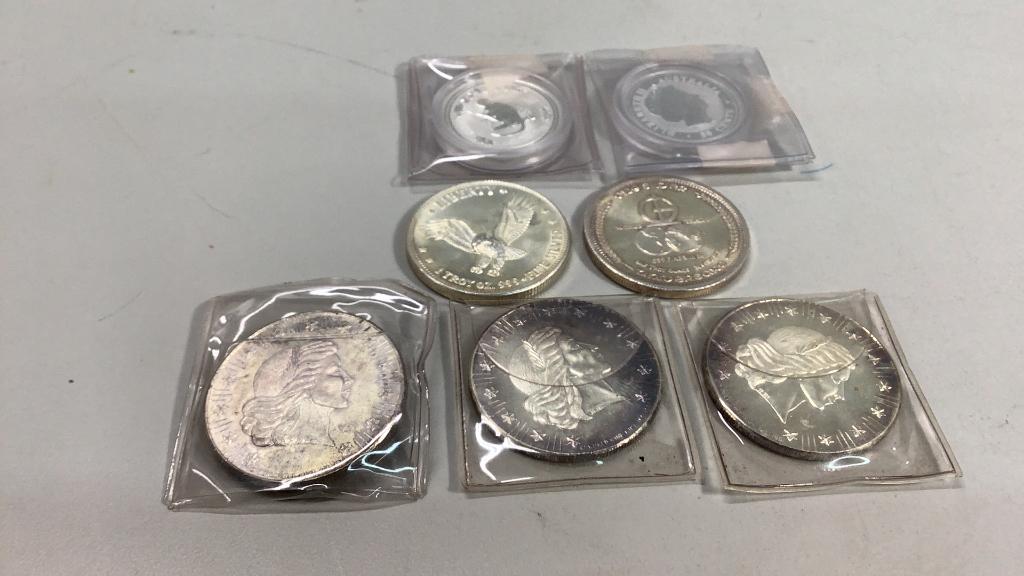 Five One Troy  OunceSilver, 2 - 1/2 Oz Silver (1 of 3)