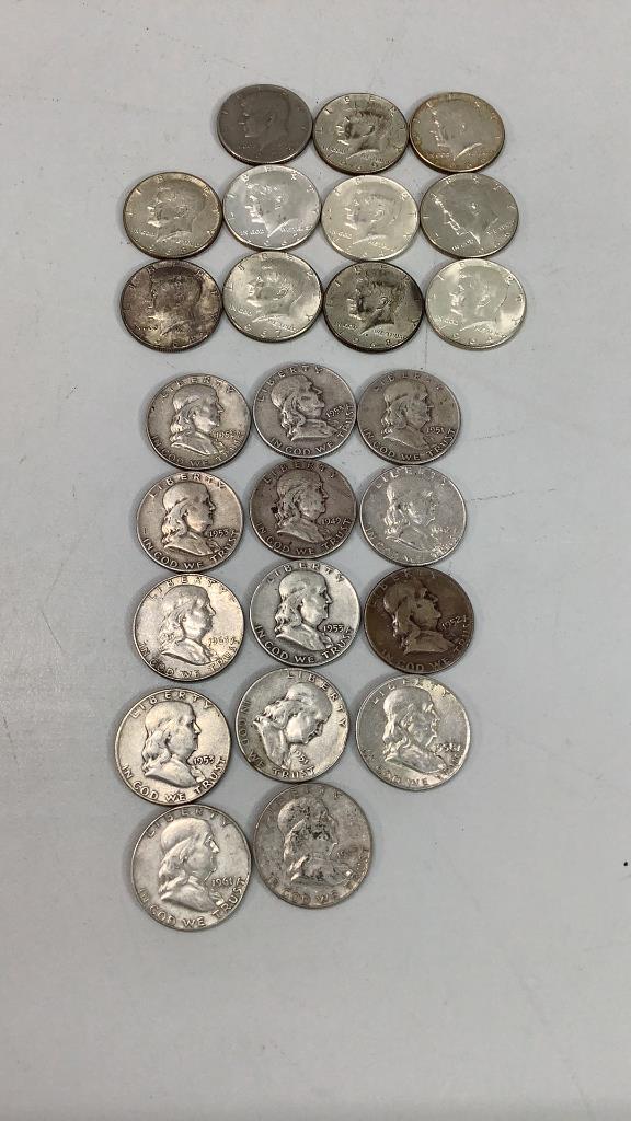 Ben Franklin, Kennedy Half Dollars (1 of 4)