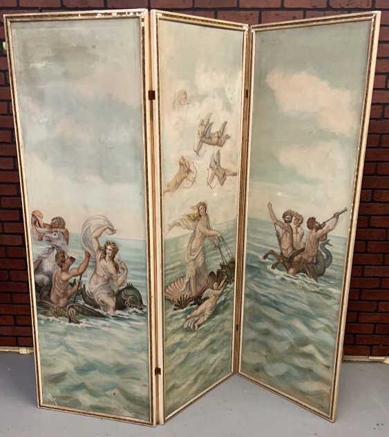 3 Panel Iil On canvas Room Divider (1 of 4)