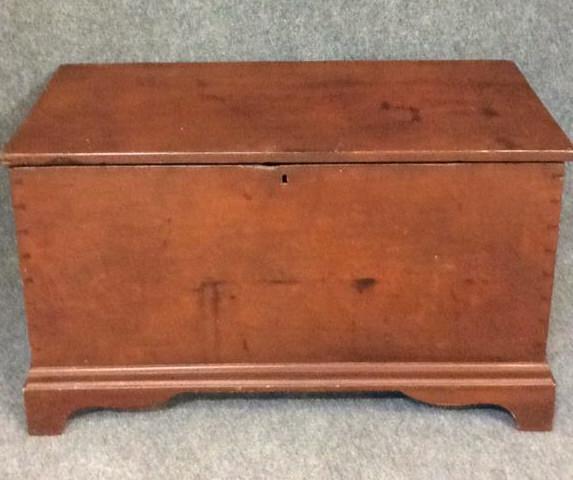 Western North Carolina blanket chest: Dovetail Case, Red Was22 Inches Tall X 37 Inches Wide X 18 Inches Deep