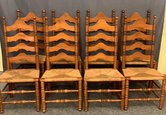 10 Maple Ladderback Chairs (1 of 5)