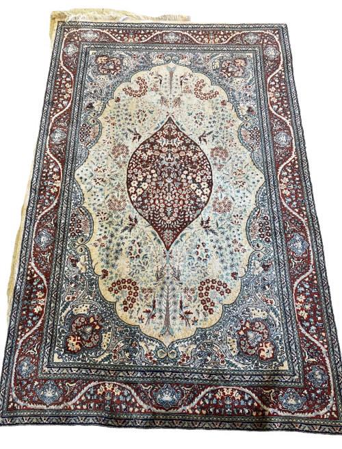 Hand Knotted Isfahan Style Area Rug (1 of 5)