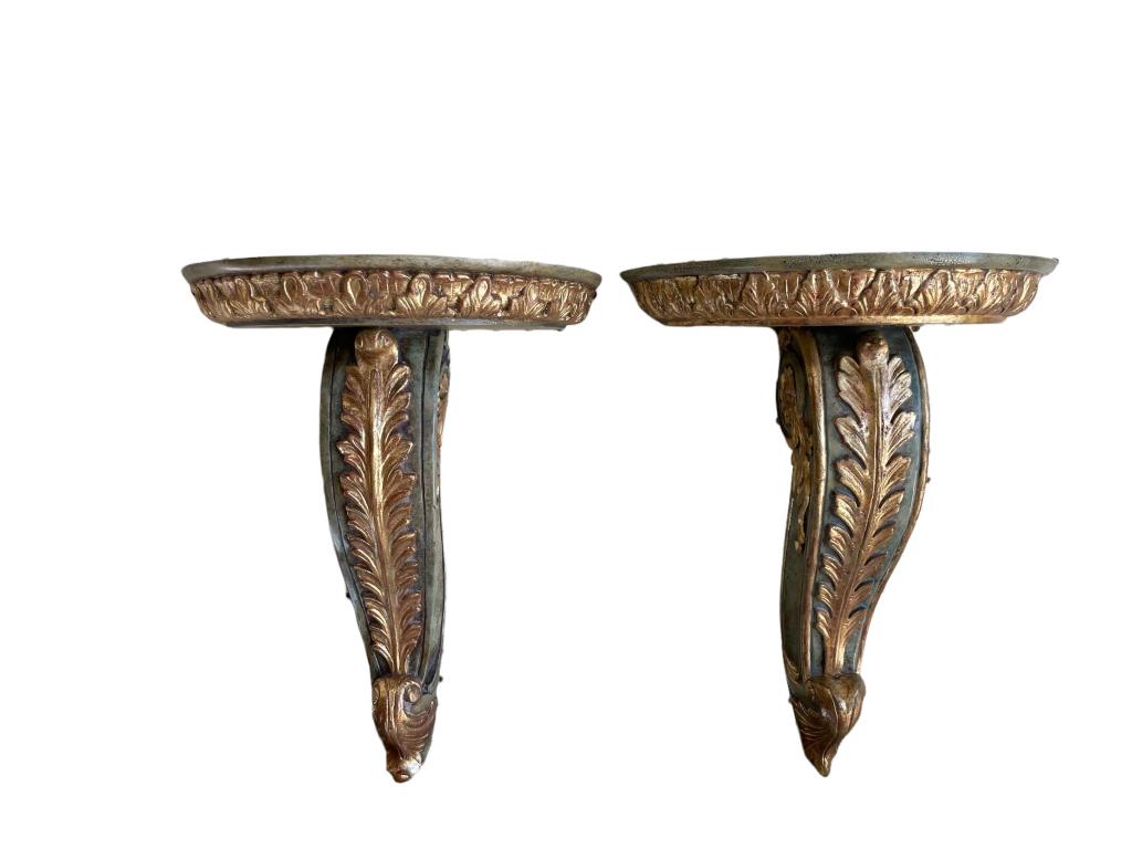 Pair Maitland Smith Neoclassical Wall Brackets (1 of 4)