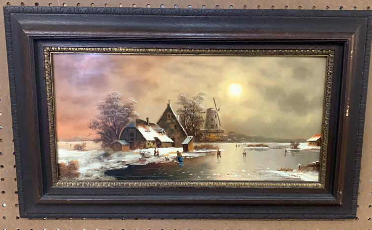 A Dutch Landscape Oil Painting (1 of 1)