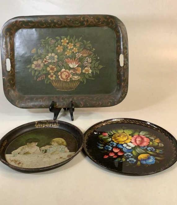 Tole Trays, Advertising  Tray (1 of 4)