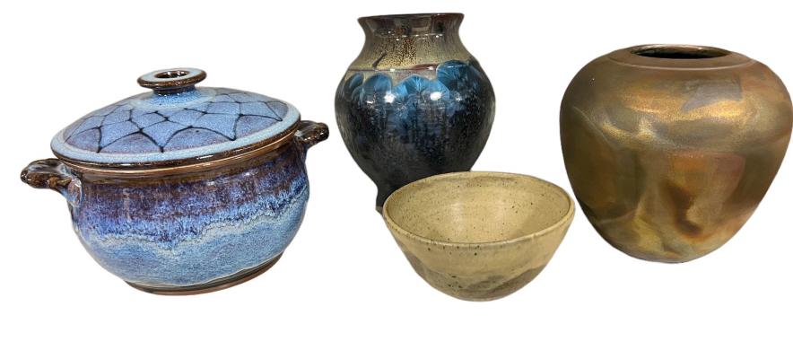 4 Pieces  Studio Pottery (1 of 6)