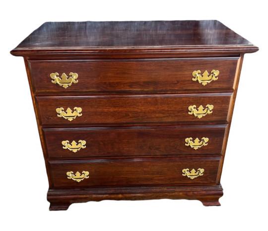 Contemporary Mahogany Chippendale Style Chest (1 of 4)