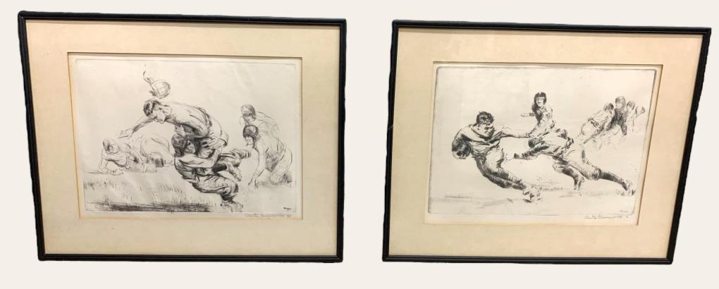 2 Drypoint Etchings by Carton Moore-Park (1 of 6)