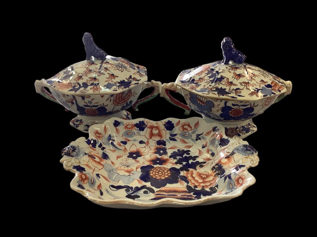 3 Pieces Masons Ironstone (1 of 4)