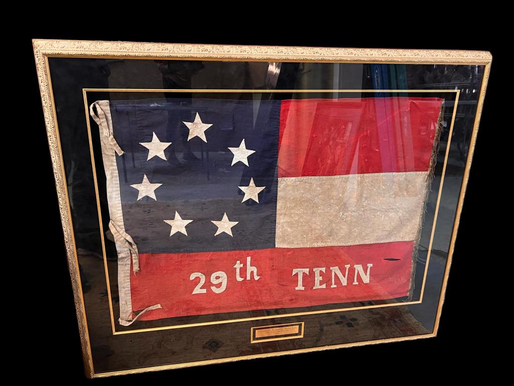 Tennessee 29th Regiment Reenactment Flag: 33 x 23,