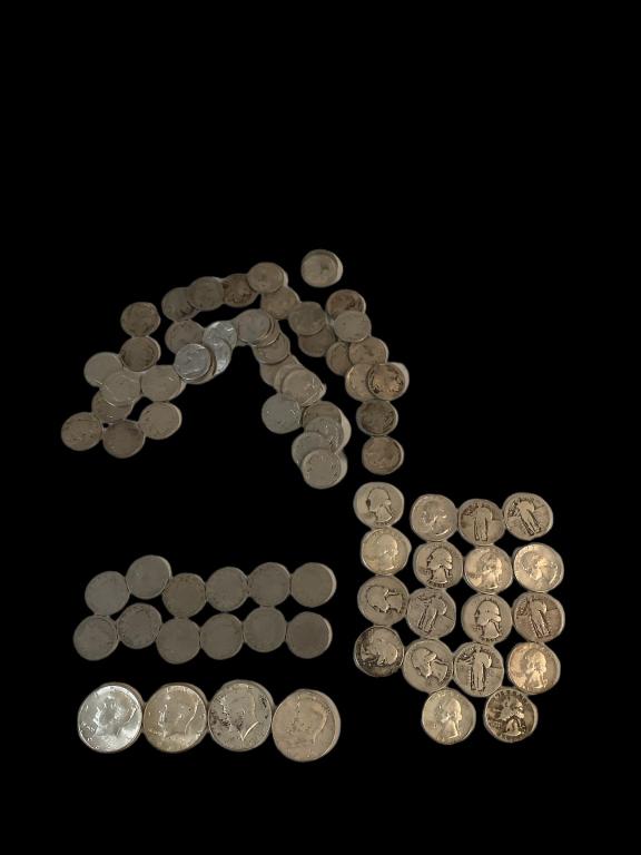 Group Mixed Silver Coinage (1 of 6)