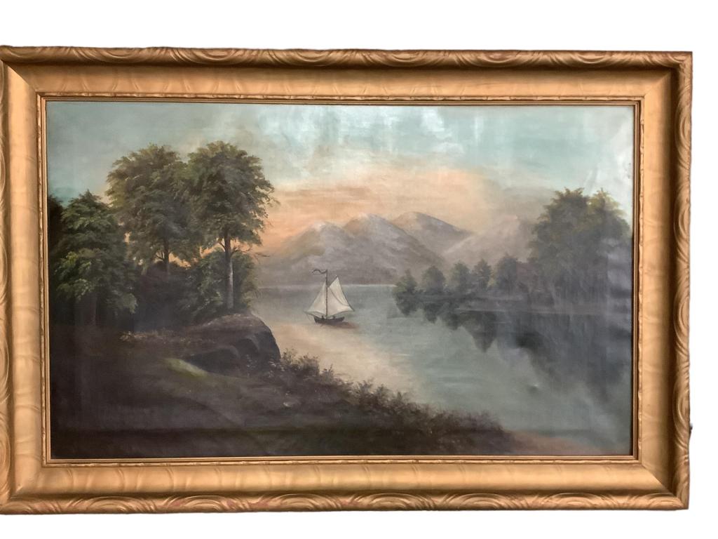 Oil on Canvas, Hudson  River Painting (1 of 4)