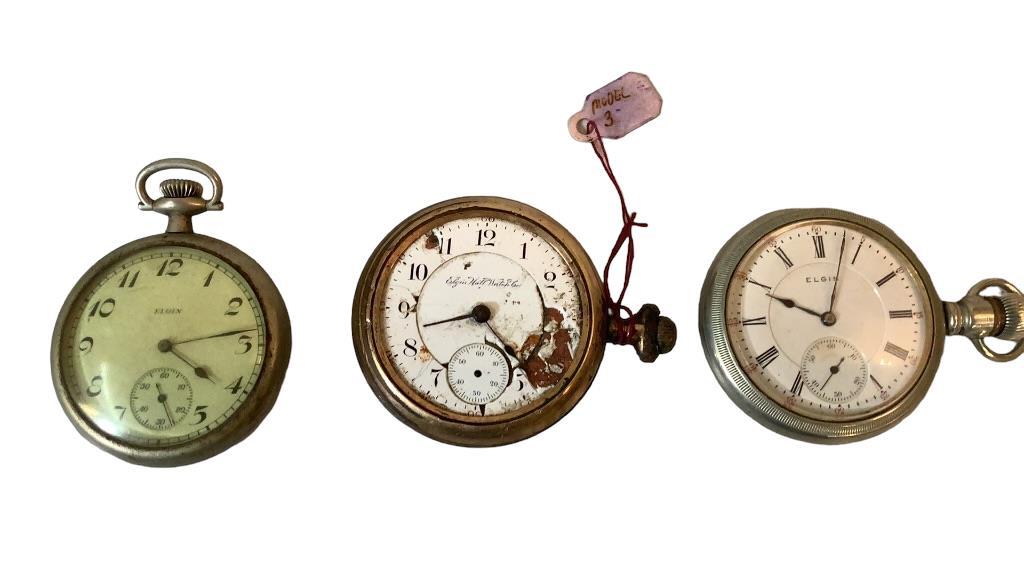 Three Elgin Pocket Watches (1 of 4)