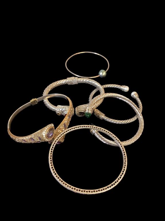 6 Sterling  Bracelets (1 of 5)