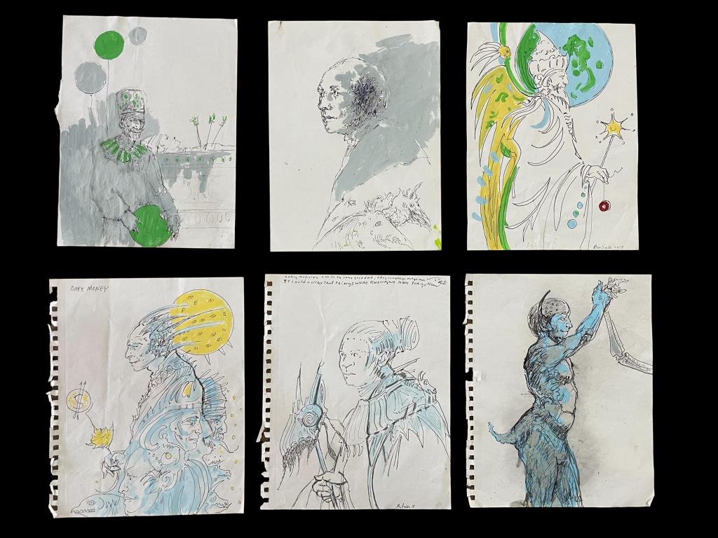 Seven Mixed Media Drawings, Ben Smith (1 of 12)