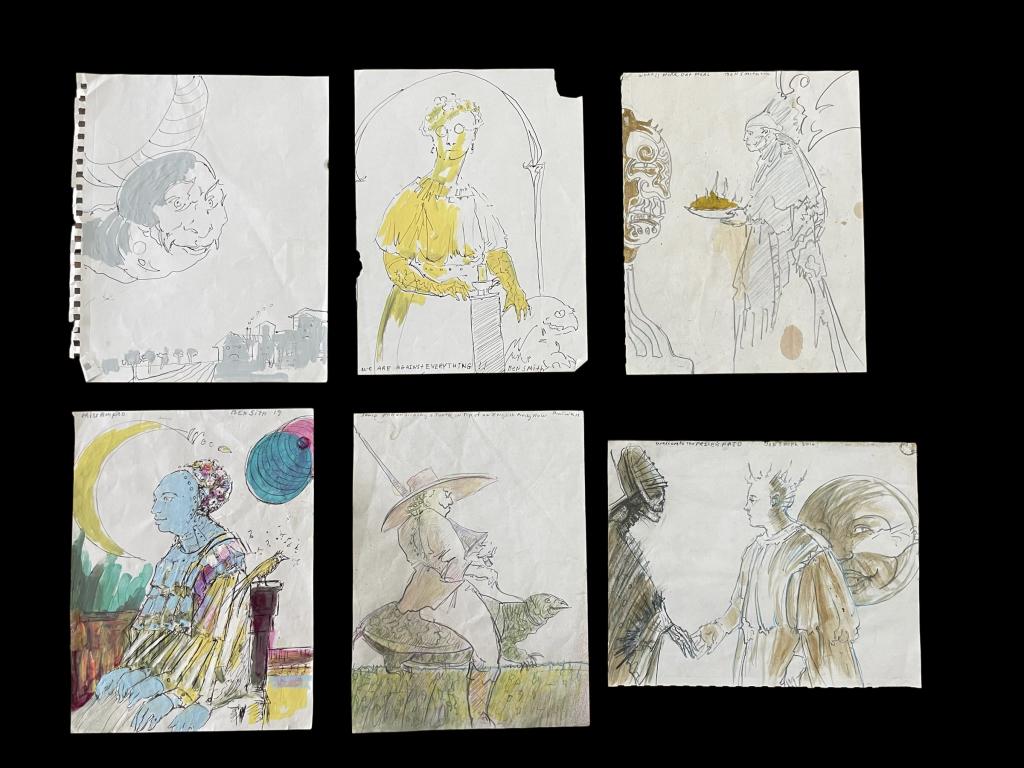 6 Mixed Media Drawings, Ben Smith (1 of 13)