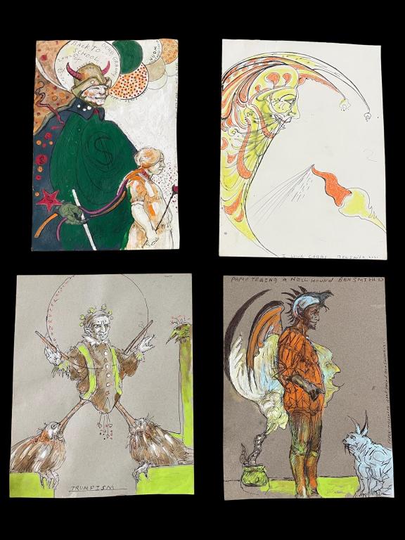 4 Mixed Media Artworks, Ben Smith (1 of 13)