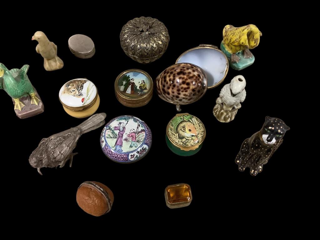 Collection  of Trinket Boxes, Animals (1 of 5)