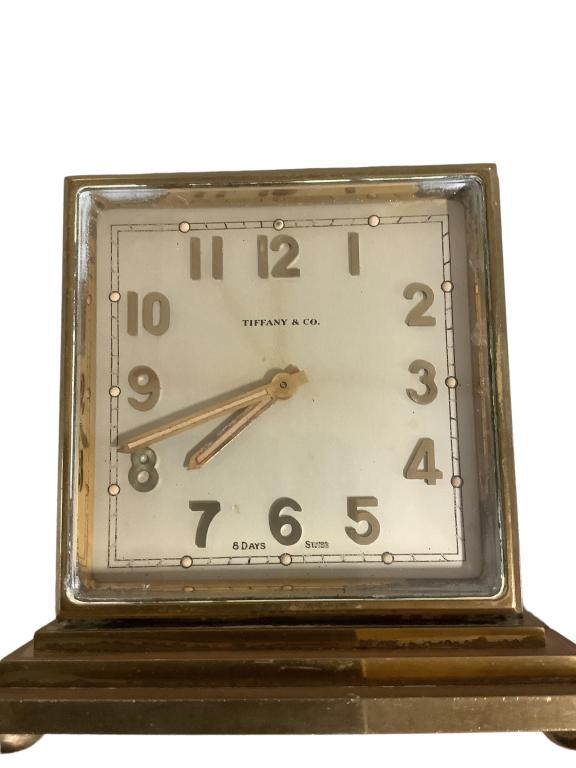 Rare Tiffany and Company Partners Table Clock (1 of 5)