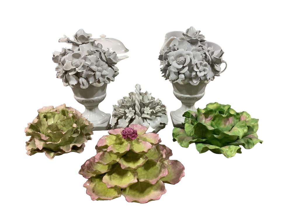 Table Flowers, Covered Potpourri Stands (1 of 4)