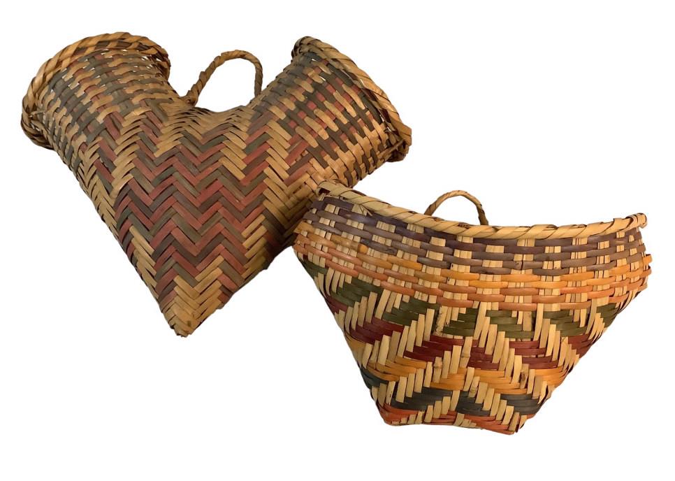 Two Choctaw Wall Pocket Baskets (1 of 3)