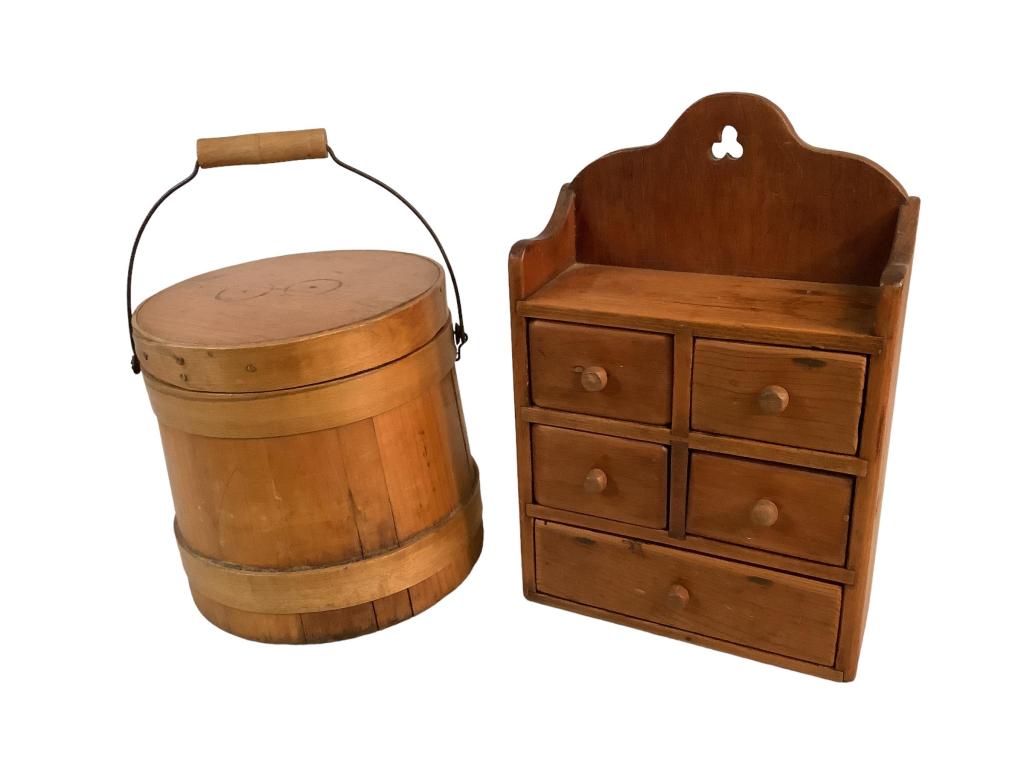 Spice Cabinet, Banded Firkin (1 of 5)