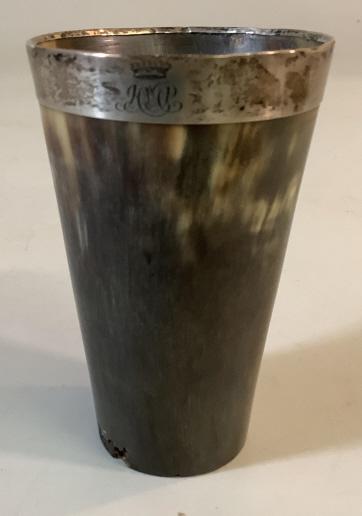 English Horn Cup, Silver Rim (1 of 4)