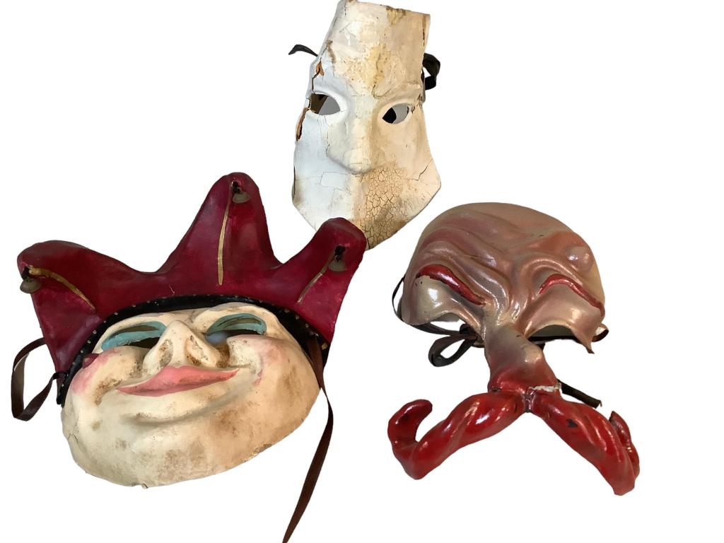Three Venetian Carnival  Masks (1 of 4)