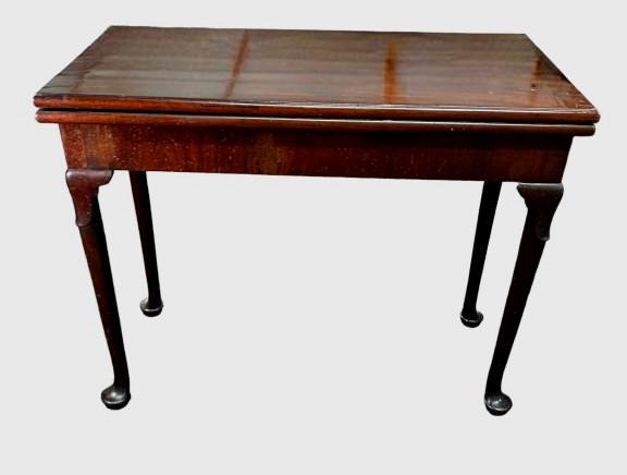 English Mahogany Games Table (1 of 5)