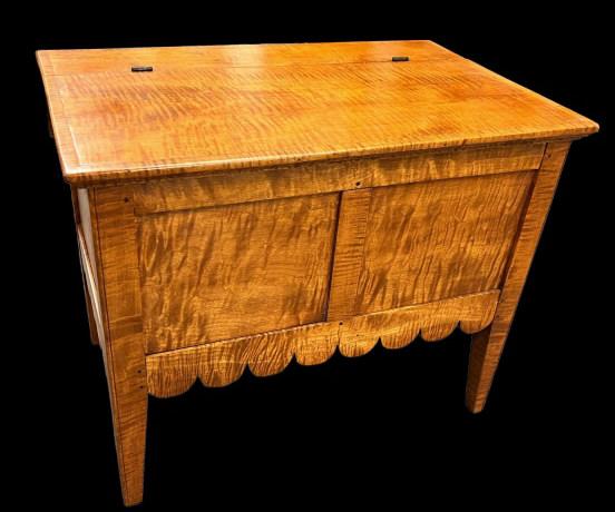 Bench Made Curly Maple Blanket Box (1 of 4)