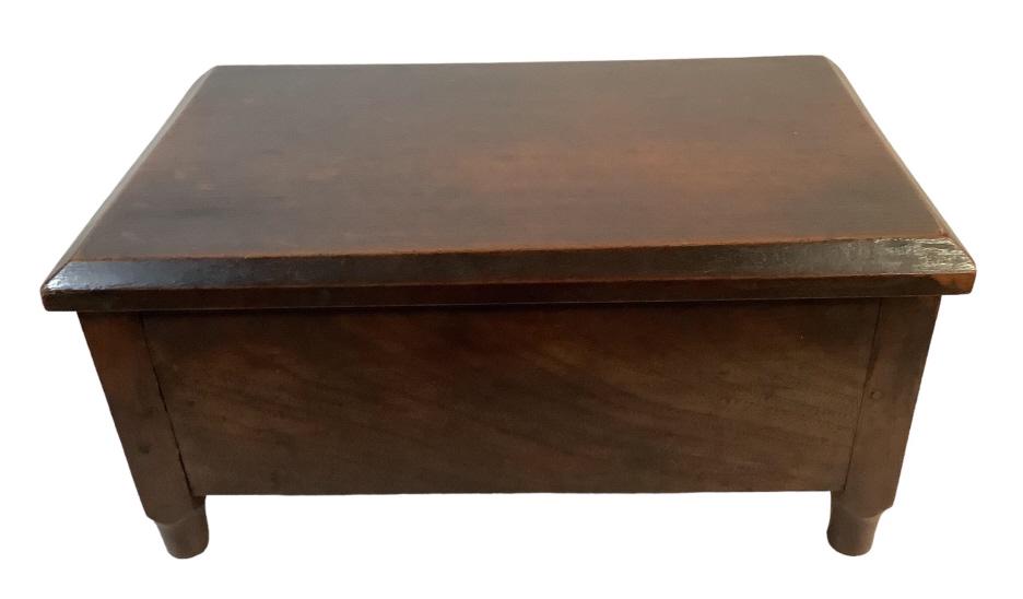 Miniature  Walnut Blanket Chest (1 of 4)