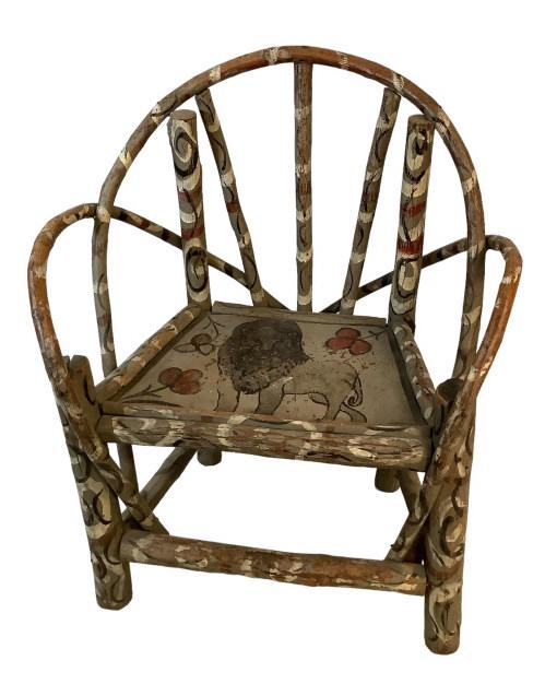 Childs Painted Adirondack  Twig Chair (1 of 4)
