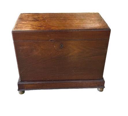 Georgian Mahogany Bottle Box (1 of 3)