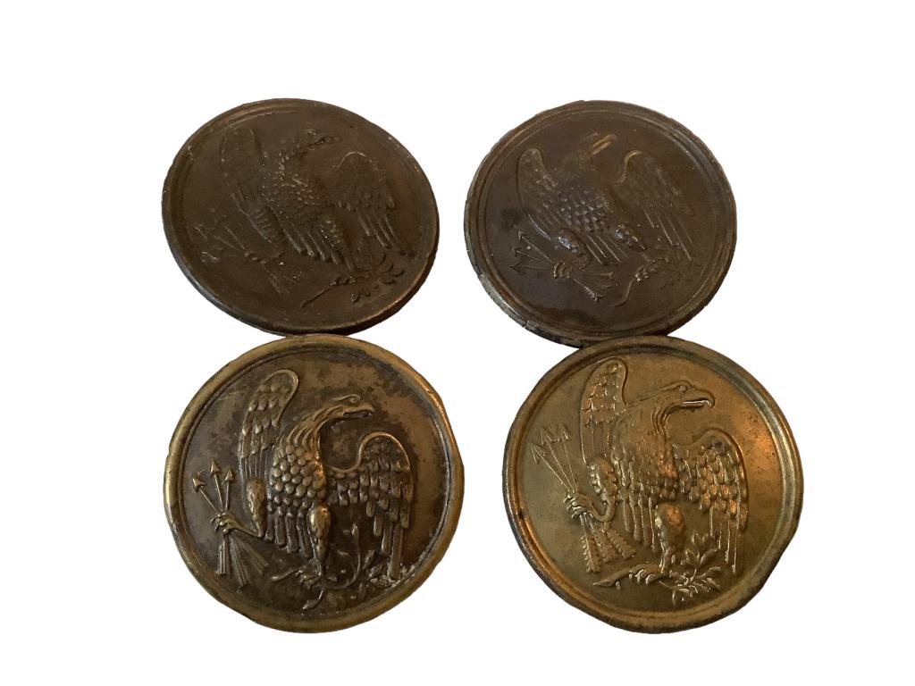 Four Civil War Breast Plates (1 of 4)