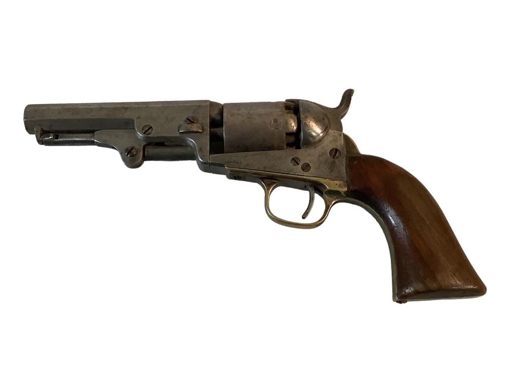 Colt Model 1847 Five Shot: Pocket Pistol, #114415, manufactured 1856, 9 inch length