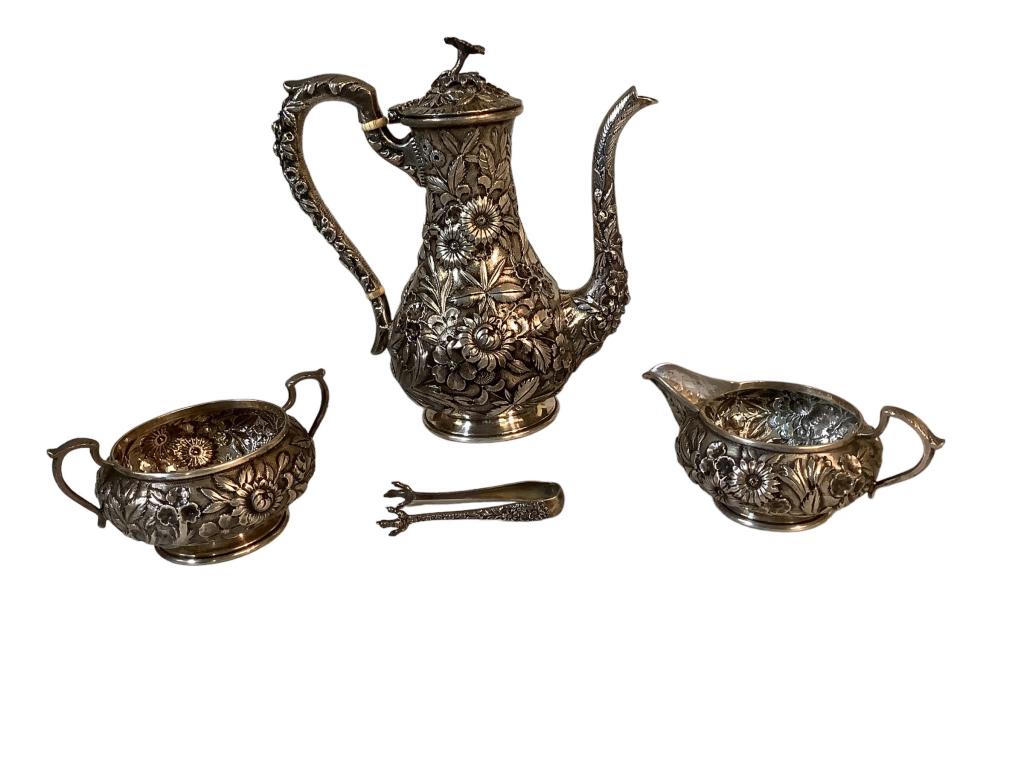 Kirk Sterling Silver Coffee Set (1 of 5)