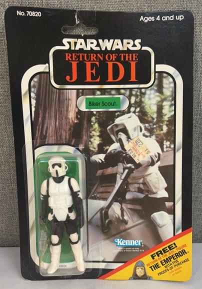NIB 1983 ROTJ Biker Scout Action Figure (1 of 5)