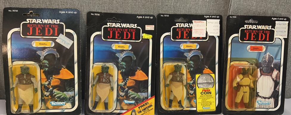 4 1983 NIB Klaatu Action Figures (1 of 5)