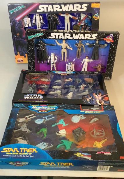 Star Wars  and Trek Micro Machines, BendEms Sets (1 of 9)