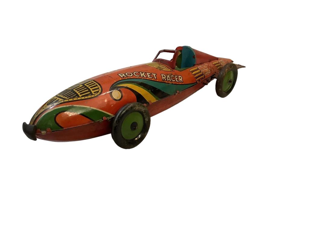 Marx Tin Windup Rocket Racer (1 of 5)