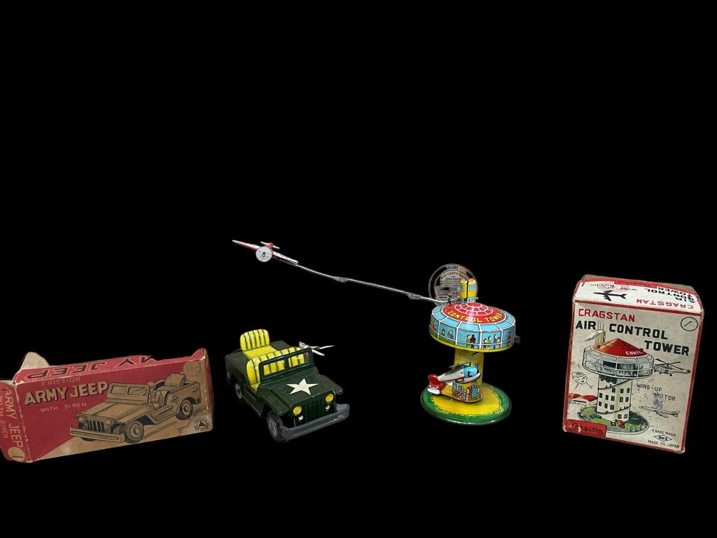 Two Vintage Litho Tin Toys (1 of 9)