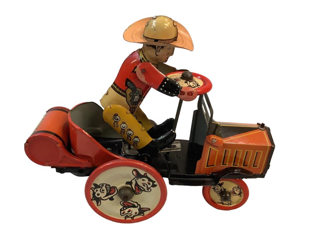Marx Cowboy Wind Up Whoopee Car (1 of 6)
