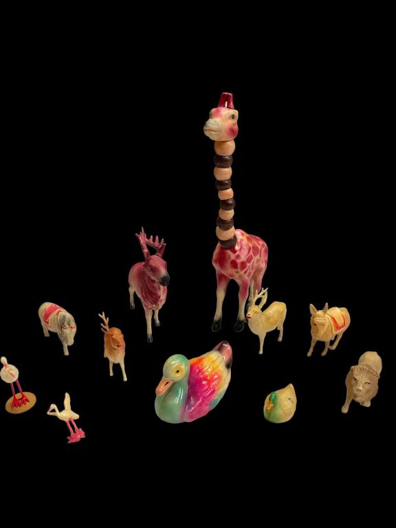 Group of Vintage Celluloid Animals (1 of 6)