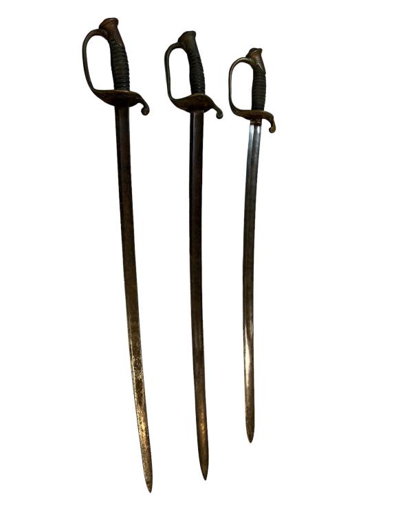 3 Civil War Era Field Officers Sword (1 of 5)
