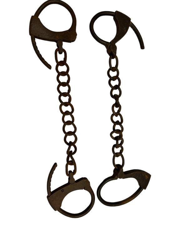 2 Pair Early Leg Irons (1 of 2)