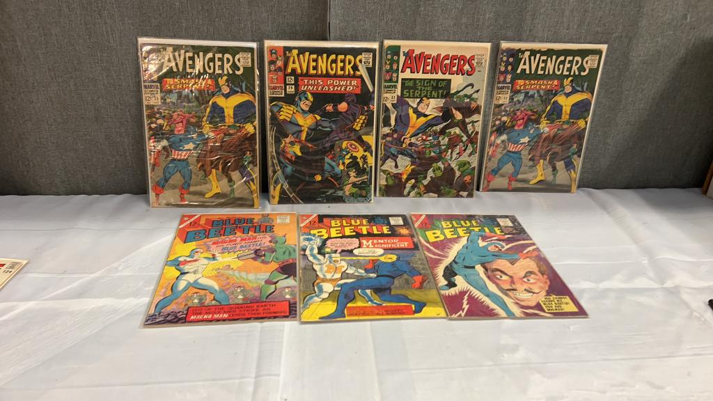 Vintage Avengers and Blur Beetle Comics (1 of 4)